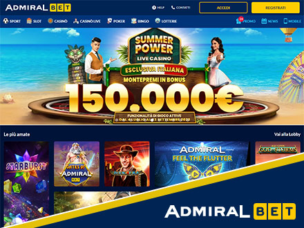 homepage del casino online AdmiralBet