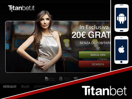 titanbet casino mobile su tablet e smartphones