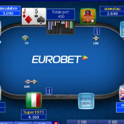 tavolo della poker room Eurobet