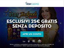 StarJackpots la slot machine esclusiva di StarCasino