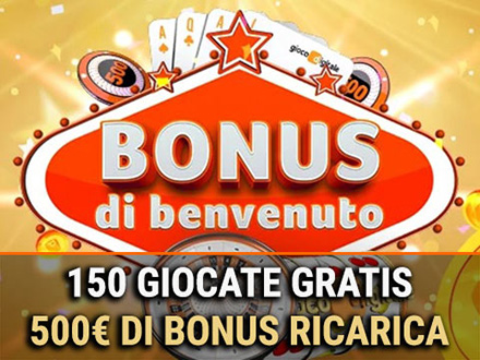 bonus di benvenuto Gioco Digitale casino