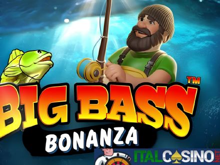 la slot machine Big Bass Bonanza di Pragmatic Play a tema pesca