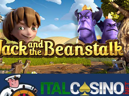 la slot machine Jack and the Beanstalk di NetEnt a tema fiaba
