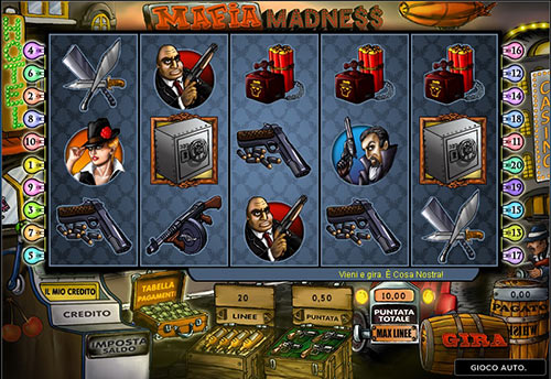 schermata di Mafia Madness