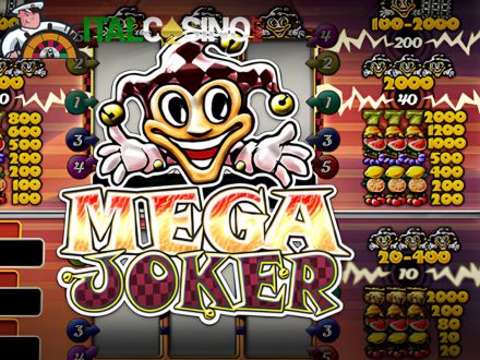 la slot machine Mega Joker di NetEnt a tema fruit machine classica