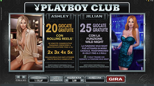 giocate gratis slot Playboy