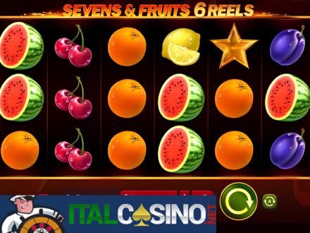 la slot machine Sevens and Fruits di Playson