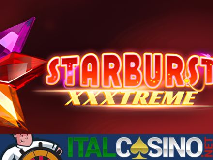 la slot machine Starburst XXXtreme di NetEnt a tema cosmico