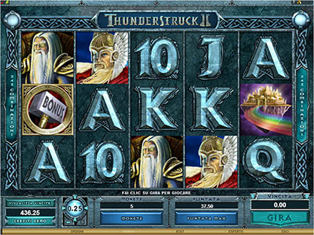la slot machine Thunderstruck II